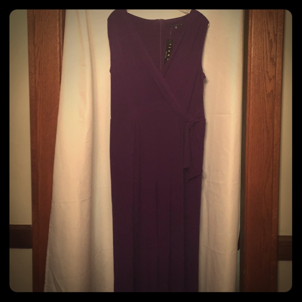 Tiana B. Purple Jumpsuit with Tie Side 16